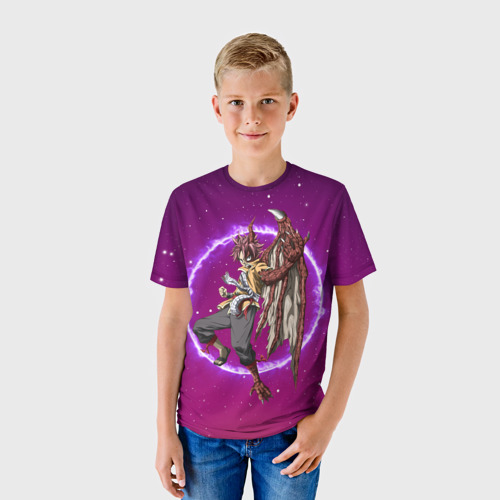 Детская футболка 3D Режим дракона, цвет 3D печать - фото 3