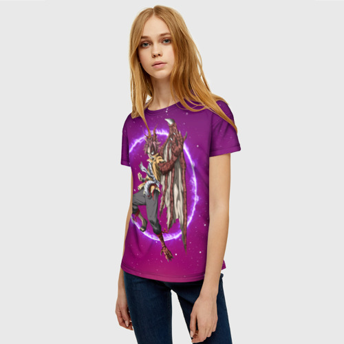 Женская футболка 3D Режим дракона, цвет 3D печать - фото 3