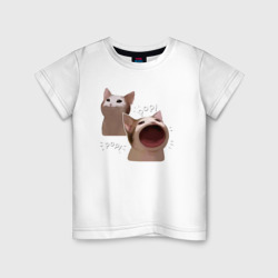 Детская футболка хлопок Cat Pop - Мем
