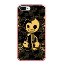 Чехол для iPhone 7Plus/8 Plus матовый Bendy And The Ink Machine краска