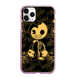 Чехол для iPhone 11 Pro Max матовый Bendy And The Ink Machine краска