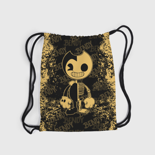 Рюкзак-мешок 3D Bendy And The Ink Machine краска - фото 6