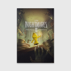 Обложка для паспорта матовая кожа Little Nightmares 2