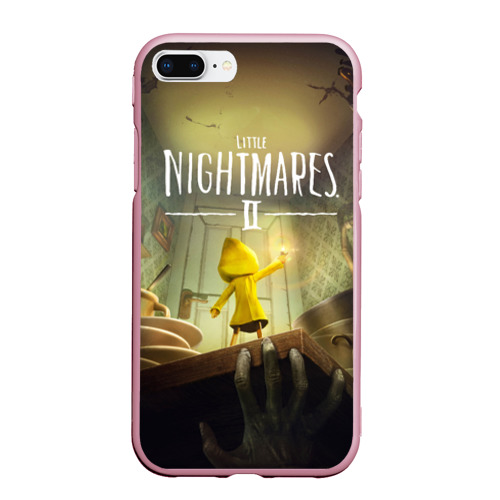 Чехол для iPhone 7Plus/8 Plus матовый Little Nightmares 2, цвет розовый