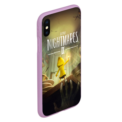 Чехол для iPhone XS Max матовый Little Nightmares 2, цвет сиреневый - фото 3