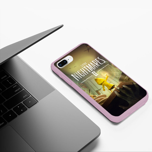 Чехол для iPhone 7Plus/8 Plus матовый Little Nightmares 2, цвет розовый - фото 5