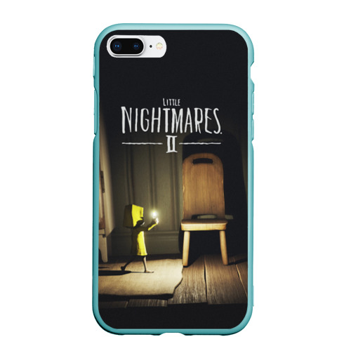 Чехол для iPhone 7Plus/8 Plus матовый Little Nightmares 2, цвет мятный