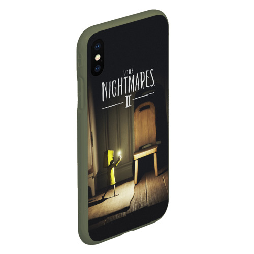 Чехол для iPhone XS Max матовый Little Nightmares 2, цвет темно-зеленый - фото 3