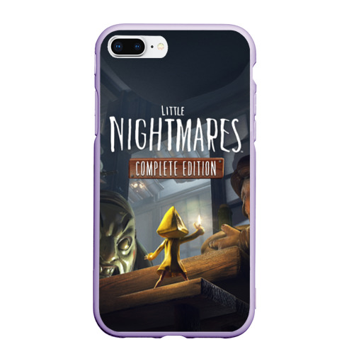 Чехол для iPhone 7Plus/8 Plus матовый Little Nightmares 2, цвет светло-сиреневый