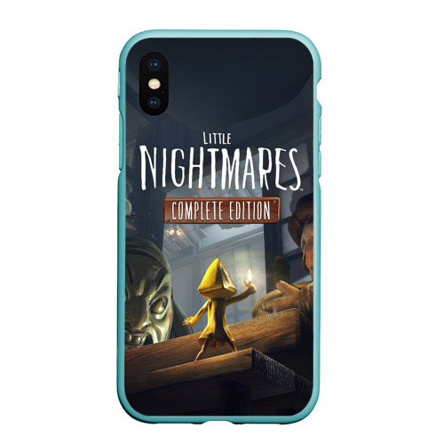 Чехол для iPhone XS Max матовый Little Nightmares 2, цвет мятный