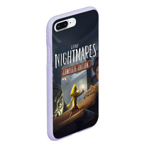 Чехол для iPhone 7Plus/8 Plus матовый Little Nightmares 2, цвет светло-сиреневый - фото 3