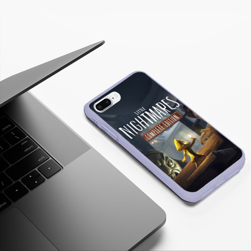 Чехол для iPhone 7Plus/8 Plus матовый Little Nightmares 2, цвет светло-сиреневый - фото 5