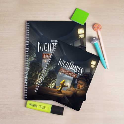 Тетрадь Little Nightmares 2, цвет клетка - фото 3