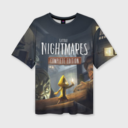 Женская футболка oversize 3D Little Nightmares 2