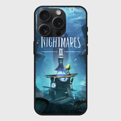 Чехол силиконовый для Apple iPhone 15 Pro матовый Little Nightmares 2