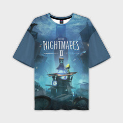 Мужская футболка oversize 3D Little Nightmares 2