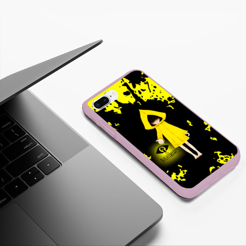 Чехол для iPhone 7Plus/8 Plus матовый Little Nightmares/Шестая, цвет розовый - фото 5