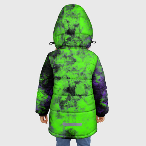Зимняя куртка для девочек 3D Яд, цвет светло-серый - фото 4