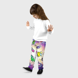 Детские брюки 3D Among us - просто космос - фото 2