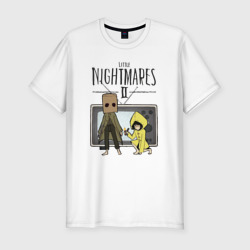 Мужская футболка хлопок Slim Little Nightmares 2