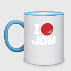 Кружка двухцветная JDM