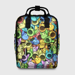 Женский рюкзак 3D Цветные Поп Котики