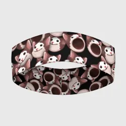 Повязка на голову 3D Popping cats