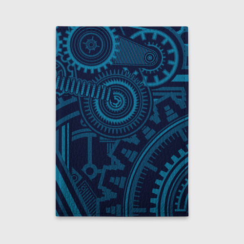 Обложка для автодокументов Steampunk mechanic blue, цвет бирюзовый