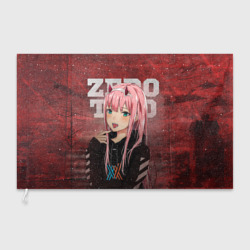 Флаг 3D Zero Two в толстовке