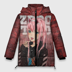Женская зимняя куртка Oversize Zero Two в толстовке