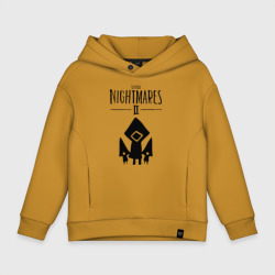 Детское худи Oversize хлопок Логотип Little Nightmares 2