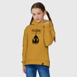 Детское худи Oversize хлопок Логотип Little Nightmares 2 - фото 2