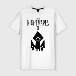 Мужская футболка хлопок Slim Логотип Little Nightmares 2