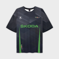 Skoda VRS Шкода ВРС – Мужская футболка oversize 3D с принтом купить со скидкой в -50%