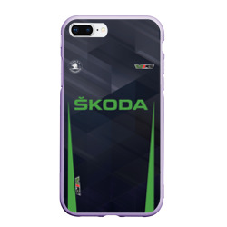 Чехол для iPhone 7Plus/8 Plus матовый Skoda VRS Шкода ВРС