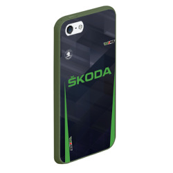 Чехол для iPhone 5/5S матовый Skoda VRS Шкода ВРС - фото 2