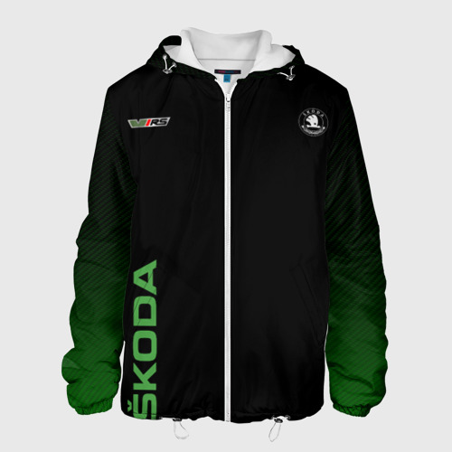 Мужская куртка 3D Шкода РС Skoda RS, цвет 3D печать