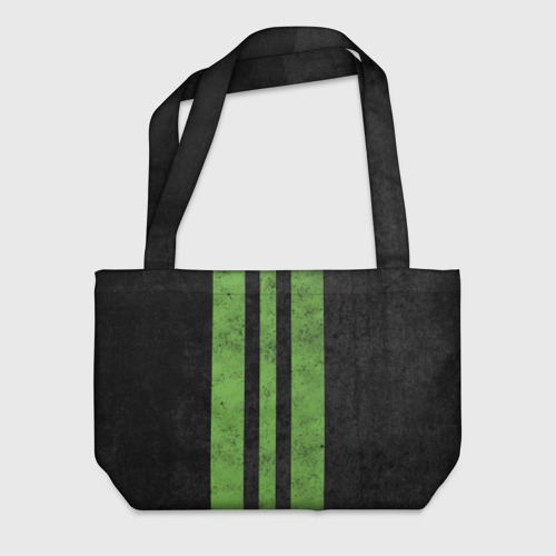 Пляжная сумка 3D Skoda green logo - фото 2