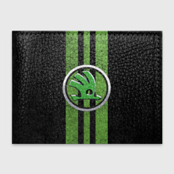 Обложка для студенческого билета Skoda green logo