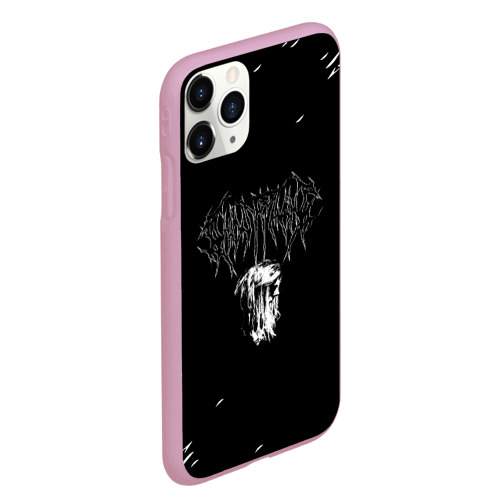 Чехол для iPhone 11 Pro Max матовый Ghostemane, цвет розовый - фото 3