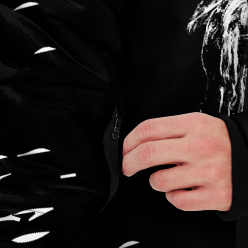 Мужская зимняя куртка 3D Ghostemane, цвет черный - фото 6