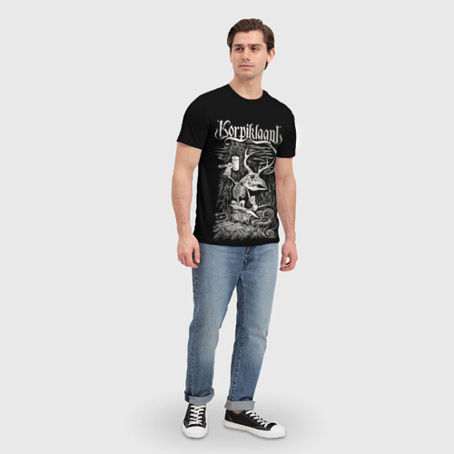 Мужская футболка 3D Korpiklaani, цвет 3D печать - фото 5