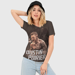 Женская футболка 3D Slim Дастин Порье - фото 2
