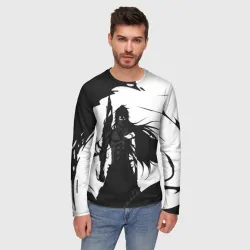 Мужской лонгслив 3D Bleach black & white - фото 2