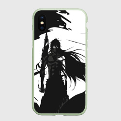 Чехол для iPhone XS Max матовый Bleach black & white