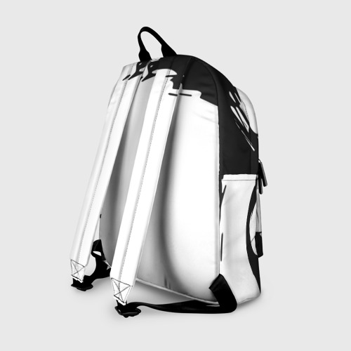 Рюкзак 3D с принтом Bleach black & white, вид сзади #1