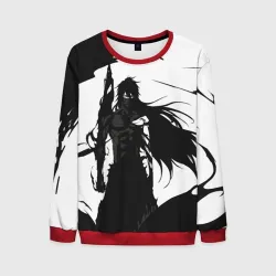 Мужской свитшот 3D Bleach black & white