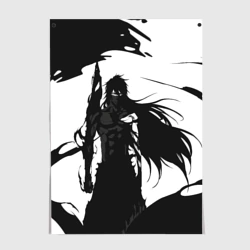 Постер Bleach black & white