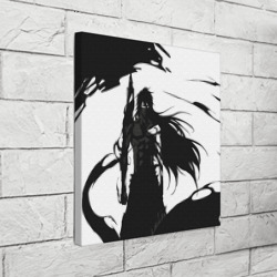 Холст квадратный Bleach black & white - фото 2
