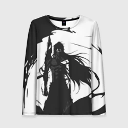 Женский лонгслив 3D Bleach black & white